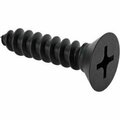 Bsc Preferred Flat Head Screws for Particleboard&Fiberboard Black-Oxide Steel Number 8 Size 3/4 Long, 100PK 90252A111